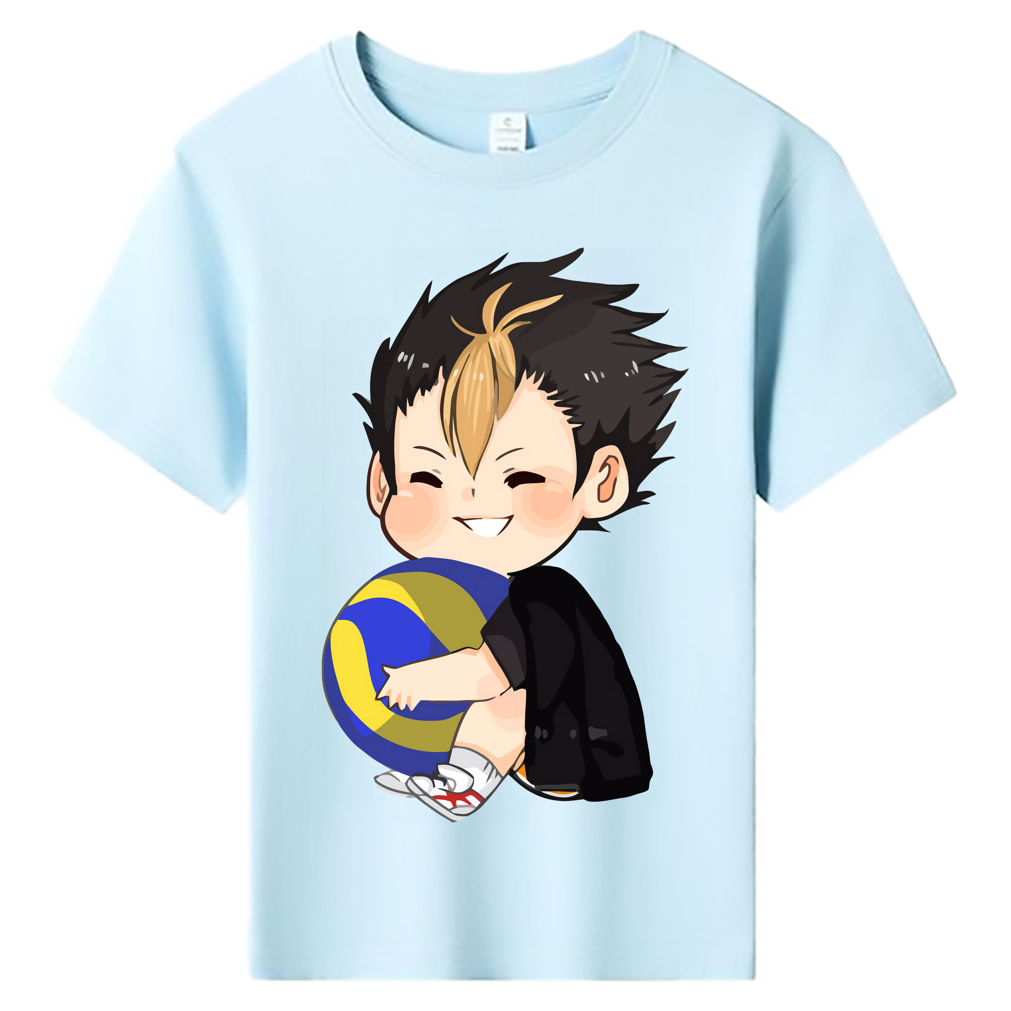 （画像用） ハイキュー!! Haikyu!! 綿100％キッズTシャツ（フロントプリント）